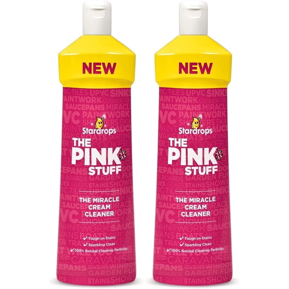 The Pink Stuff Stardrops Miracle Cream Cleaner 500ml PACK OF 2