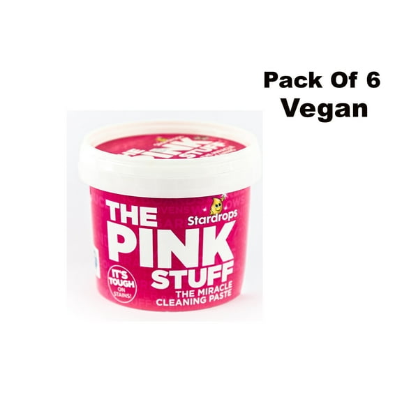 The Pink Stuff Stardrops The Miracle Vegan Cleaning Paste, 500 gm, 6 Count, 6 Pack