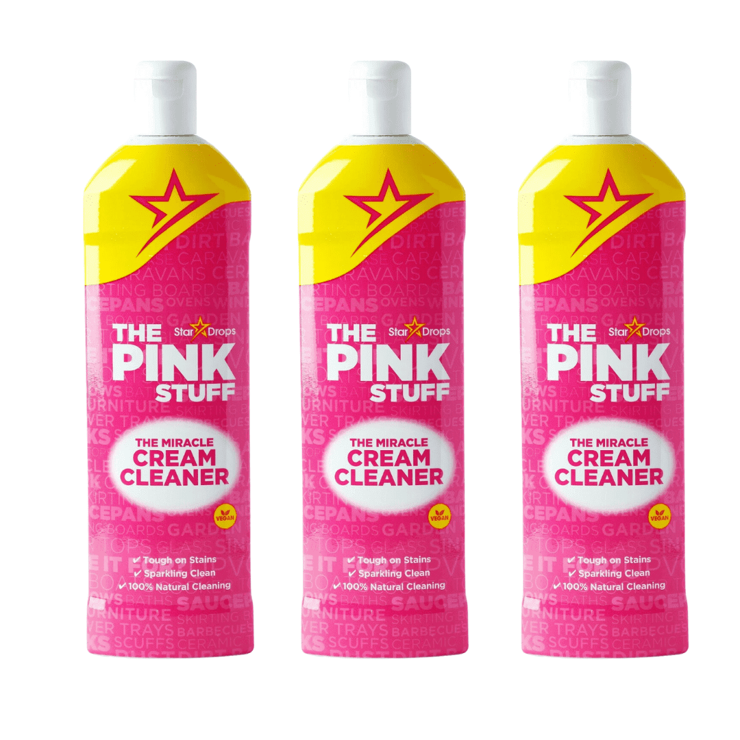 The Pink Stuff The Miracle Cream Cleaner, 16.9 Oz. ( 3 Pack)