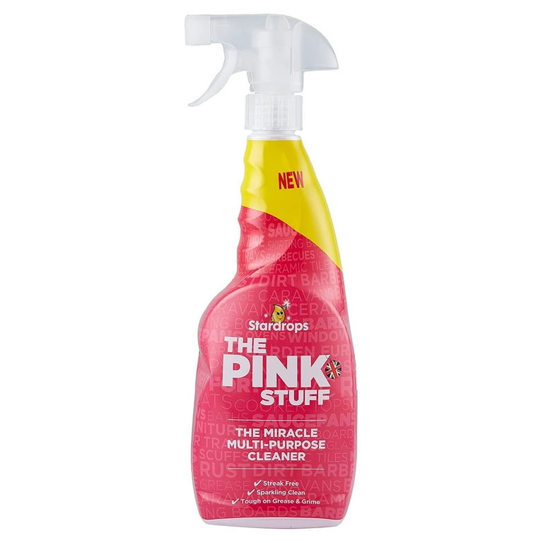 The Pink Stuff 500 G Miracle Cleaning Paste, 750 ml Multi-Purpose Liquid Cleaner, and 500 ml Cream Cleaner Bundle