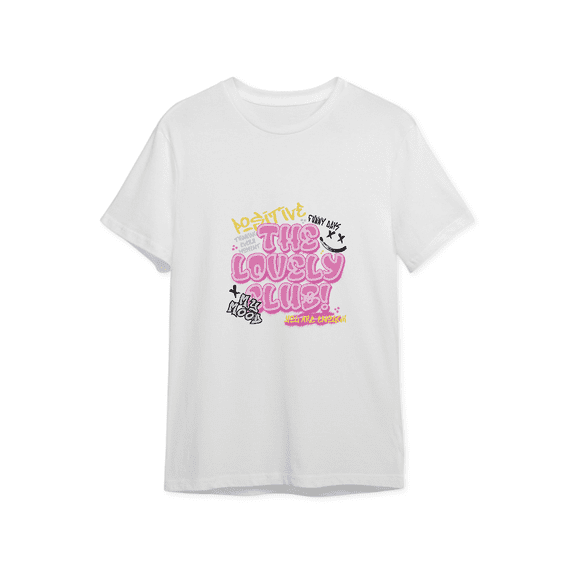 The Pink color lovely Girls Short Tee Cotton made skin-friendly