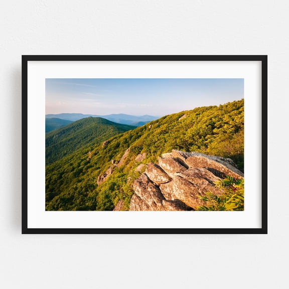 The Pinnacle - Virginia Photography Black Framed Wall Art Print 24 x 36 inches