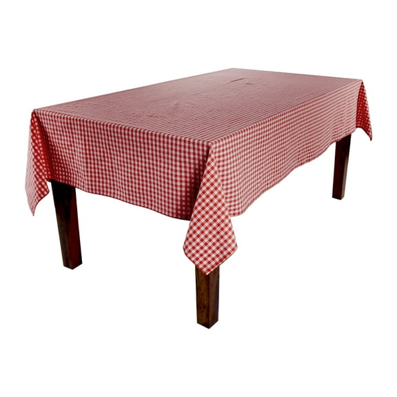 The Pioneer Woman 100% Cotton Fabric Tablecloth, Red Gingham, 60"W x 84"L