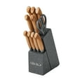 thumbnail interactive-video image 1 of The Pioneer Woman 11-Piece Stainless Steel Knife Block Set, Charcoal Speckle, 1 of 6