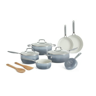 Kitchen Academy Induction Cookware Sets - 12 Piece Cooking Pan Set, Granite  Black Nonstick Pots and Pans Set - AliExpress