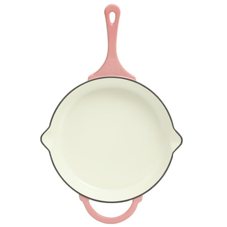 The Pioneer Woman 12-inch Pink Enamel Cast Iron Skillet