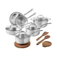 thumbnail interactive-video image 1 of The Pioneer Woman 14-Piece Stainless Steel Cookware Set, Cooking Pots and Pans Set with Kitchen Utensils, 1 of 20