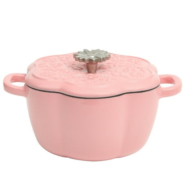 The Pioneer Woman 2-Quart Pink Enamel Cast Iron Dutch Oven