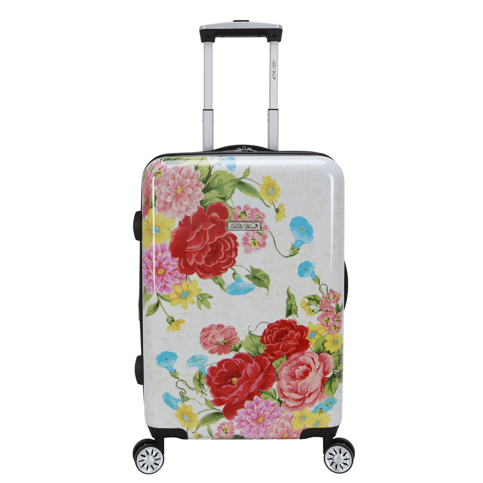 The Pioneer Woman 21” Hardside Carry-On Luggage, Sweet Rose