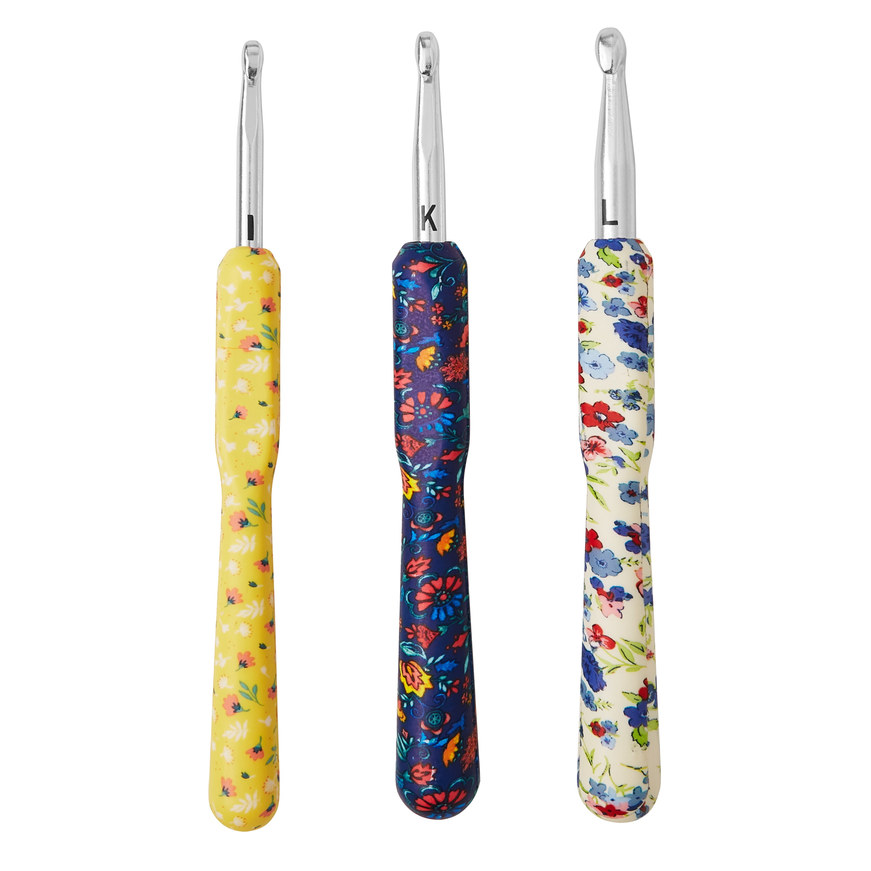 The Pioneer Woman 3Piece Crochet Hooks Set, Sizes I, K, and L