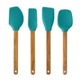 thumbnail image 1 of The Pioneer Woman Silicone Acacia Wood Kitchen Spatula 4 Count, 1 of 8