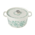 thumbnail image 1 of The Pioneer Woman Agatha Enameled Cast Iron 5-Quart Dutch Oven, Green Floral, 1 of 20