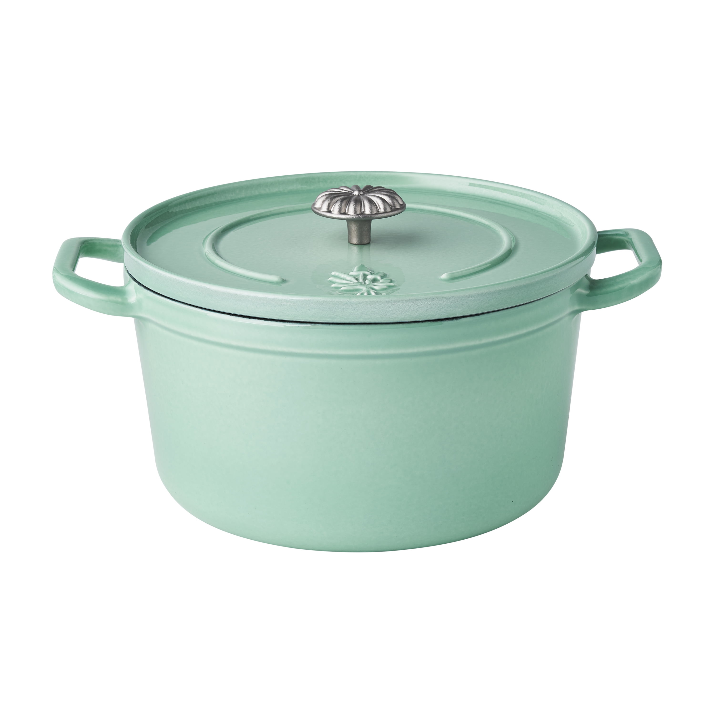 The Pioneer Woman Enameled Cast Iron 5-Quart Dutch Oven, Green
