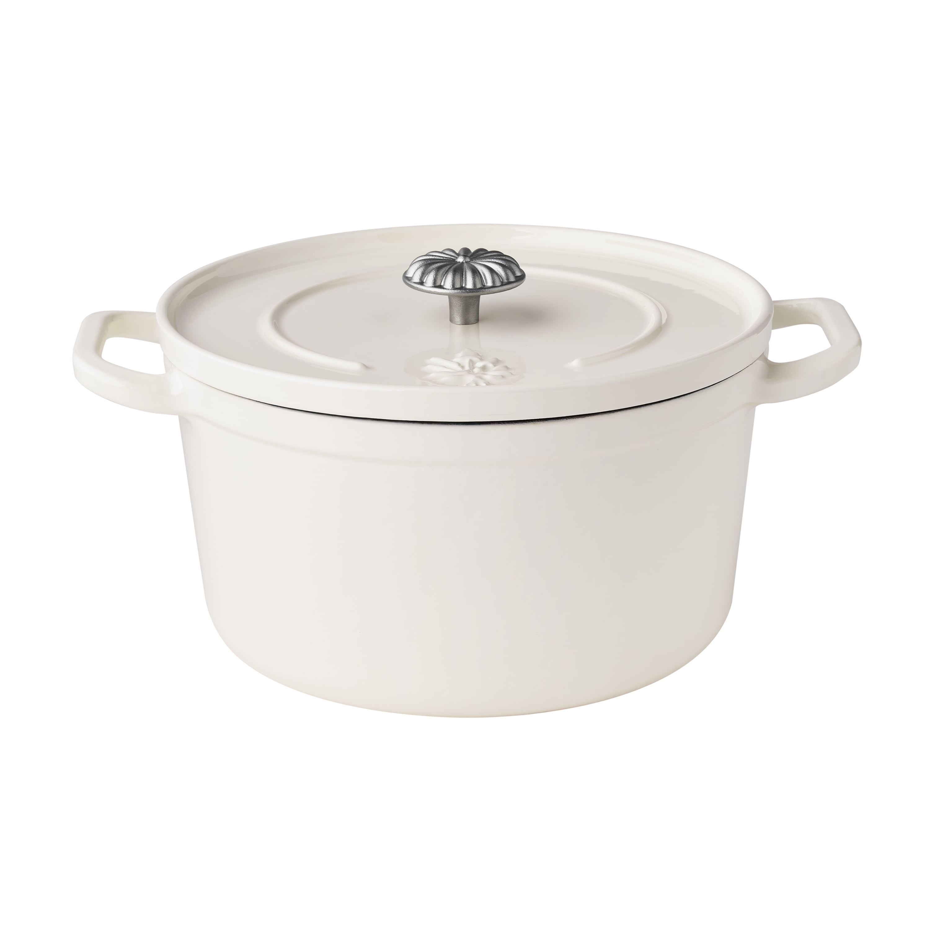 The Pioneer Woman Enameled Cast Iron 5-Quart Dutch Oven, Linen - Walmart.com