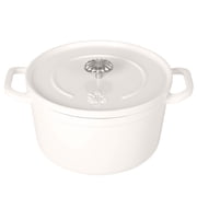 The Pioneer Woman 5-Quart Enameled Cast Iron Dutch Oven with Lid, Linen