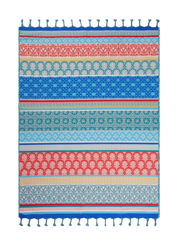 The Pioneer Woman 5' x 7' Multi-Color Outdoor Rug - image 1 of 8