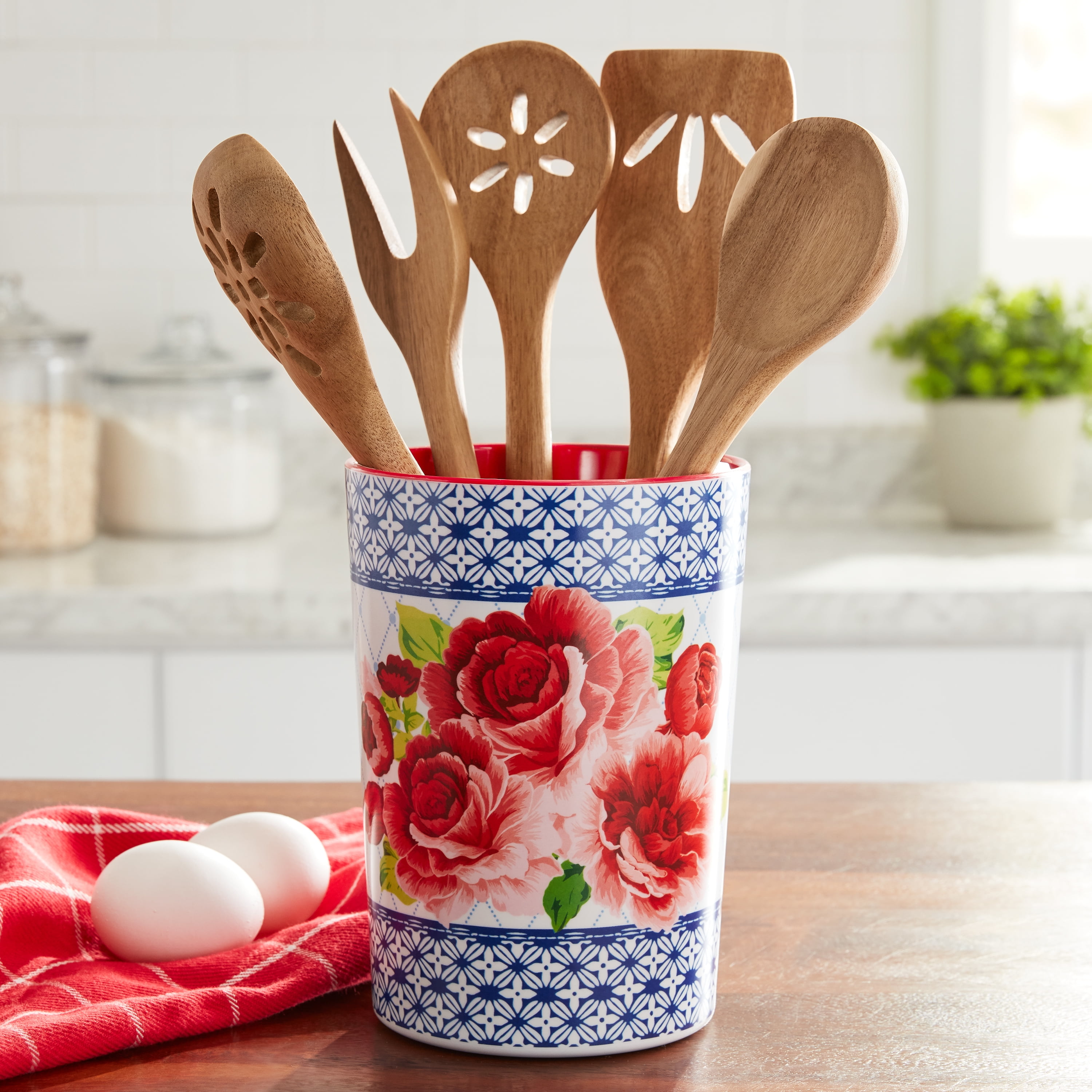 Country Garden Utensil Holder by Pioneer Woman