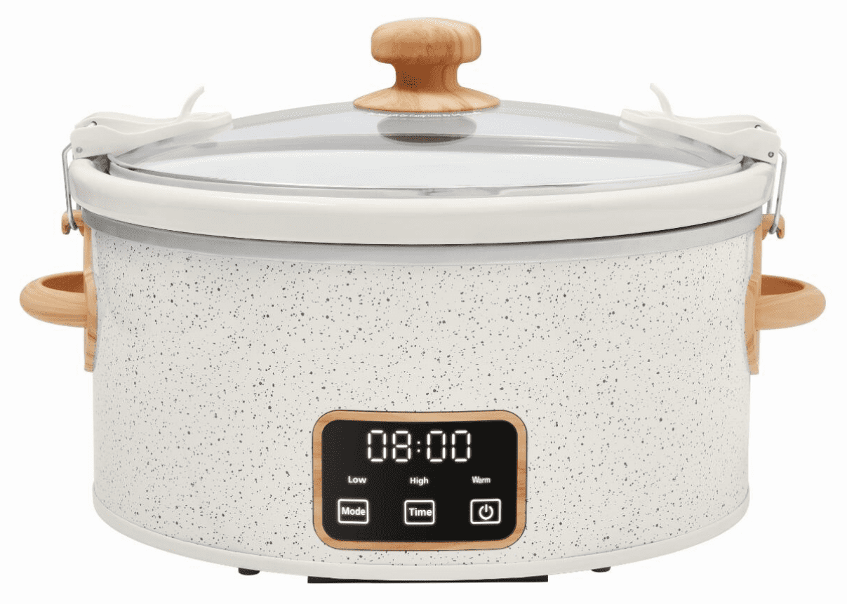The Pioneer Woman 6 Qt Digital Slow Cooker with Locking Lid, Linen Speckle - Walmart.com