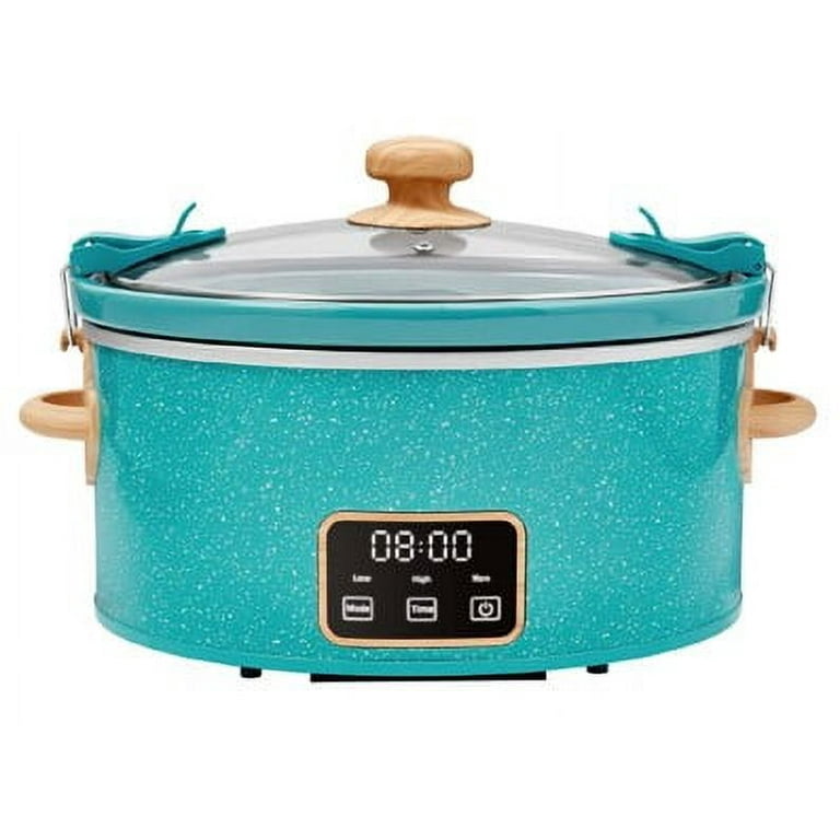 The Pioneer Woman Quart Digital Slow Cooker with Locking Lid