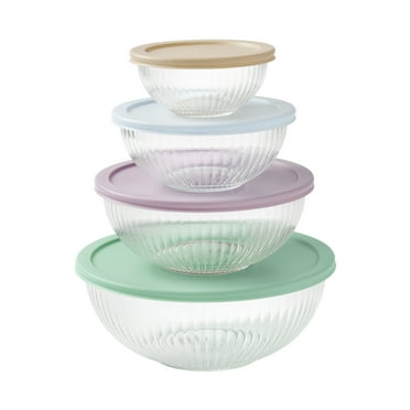 The Pioneer Woman 8-Piece Glass Mixing Bowl Set