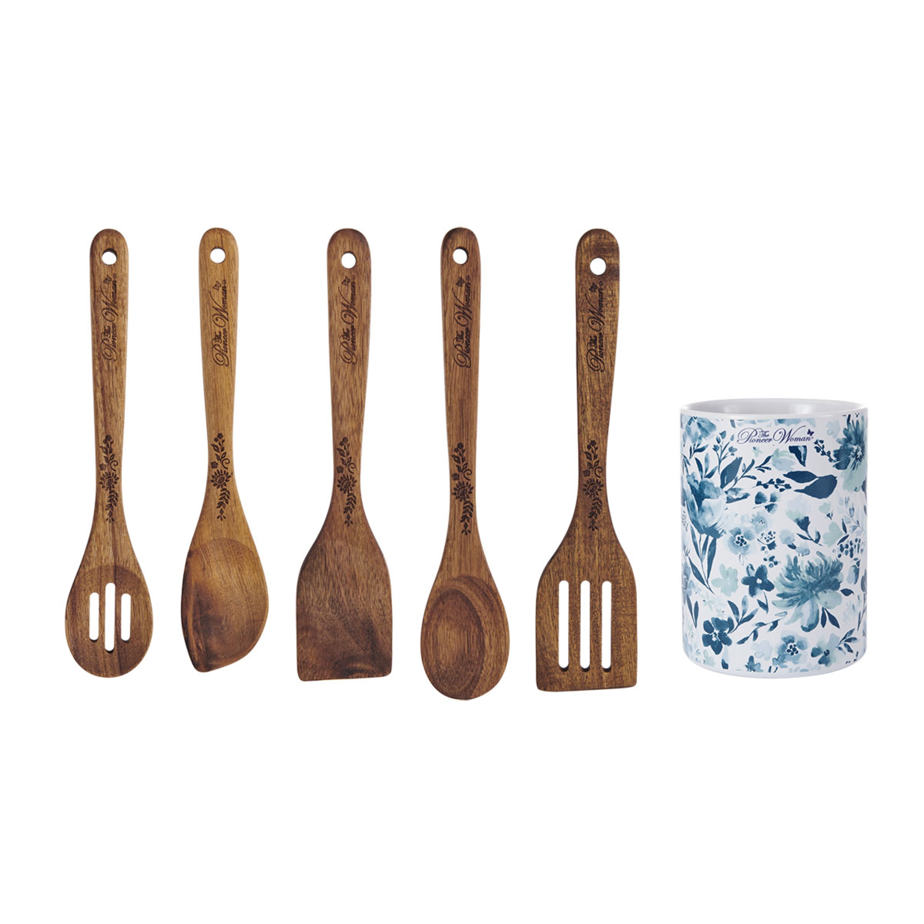 https://i5.walmartimages.com/seo/The-Pioneer-Woman-Acacia-Wood-Kitchen-Utensil-Set-With-Crock-in-Vintage-Ditsy_f848797f-414e-48ec-9e58-7e6678e68f39.f1b2152a394c8221a20de1b8fdd5dc9e.jpeg