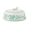thumbnail image 1 of The Pioneer Woman Agatha Stoneware Butter Dish, Green, 1 of 7
