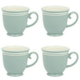 thumbnail image 1 of The Pioneer Woman Ainsley Ceramic Mug Set, Sage Blue, 4-Pack, 1 of 6