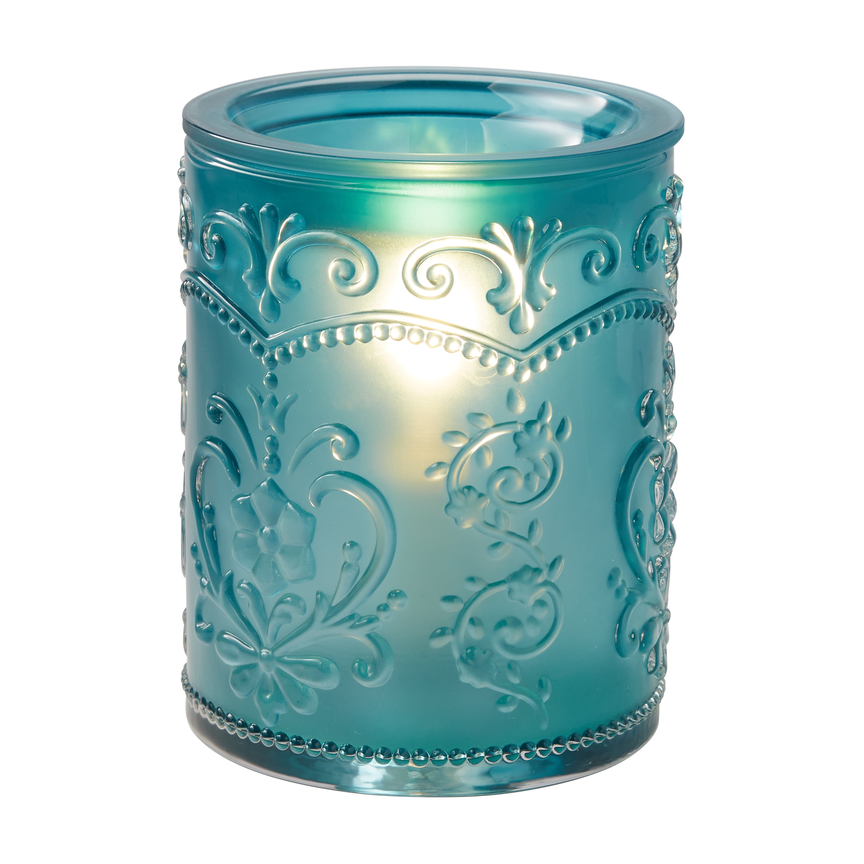The Pioneer Woman Amelia Embossed Full Size Fragrance Warmer, Teal - Walmart.com