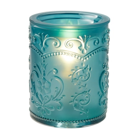 The Pioneer Woman Amelia Embossed Full Size Fragrance Warmer, Teal