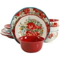 thumbnail image 1 of The Pioneer Woman Assorted Dinnerware Set, 12-Piece Set, 1 of 9