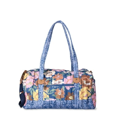 The Pioneer Woman Aubrey Weekender Duffle Bag, Dark Denim, Women’s