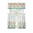 thumbnail image 1 of The Pioneer Woman Blooming Bouquet 3 Piece Tier Set, Multi, Recycled Polyester, BCI Cotton, 60"W x 14"L, Indoor Curtain, Adult, 1 of 6