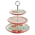 thumbnail image 1 of The Pioneer Woman Blossom Jubilee 3-Tier Serving Tray, 1 of 7