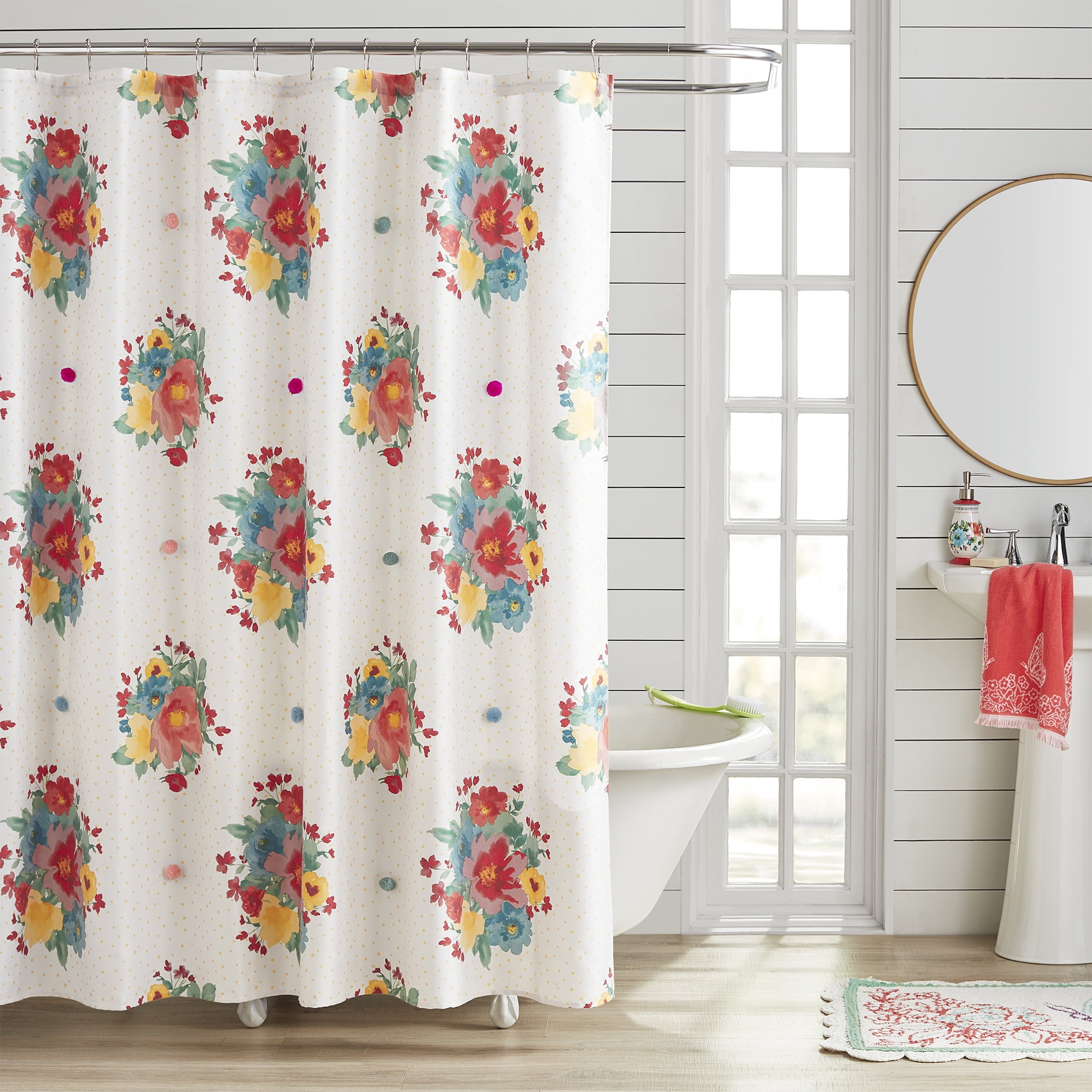 The Pioneer Woman Breezy Blossom Multicolor Floral Applique Cotton