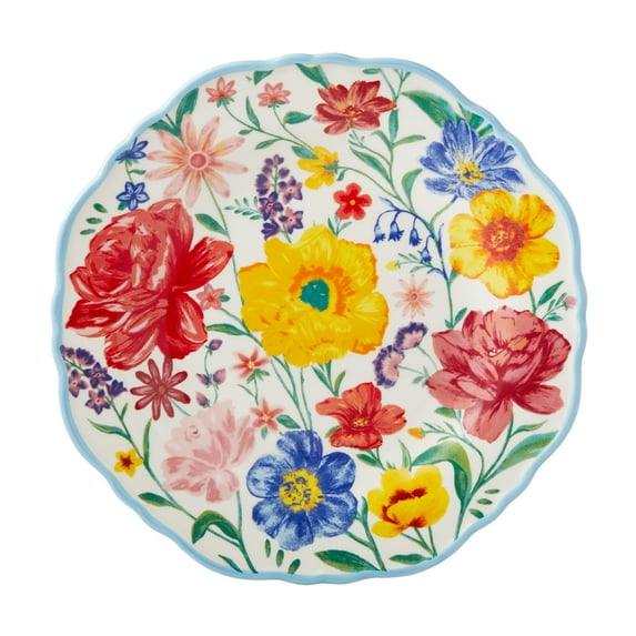 The Pioneer Woman Brilliant Blooms Stoneware Salad Plate