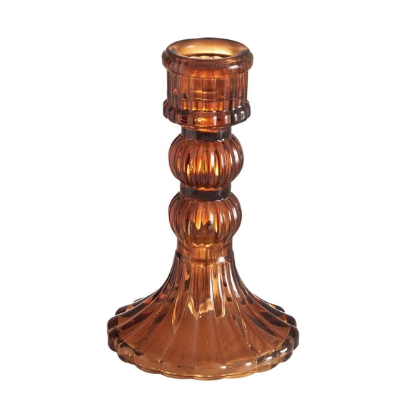 The Pioneer Woman Brown Glass Candleholder, Large