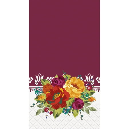 The Pioneer Woman Burgundy Harvest 24-Count Paper Napkins
