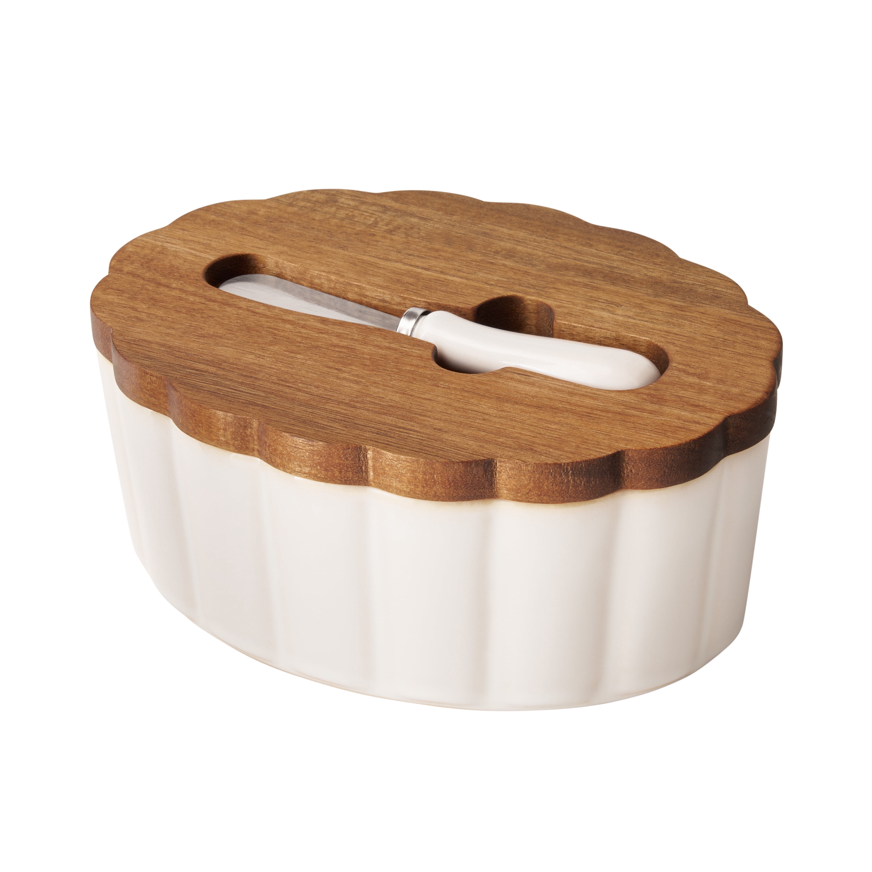 The Pioneer Woman パイオニアウーマン　プレート&バターケース The Pioneer Woman Butter Dishes in Serveware - Walmart.com