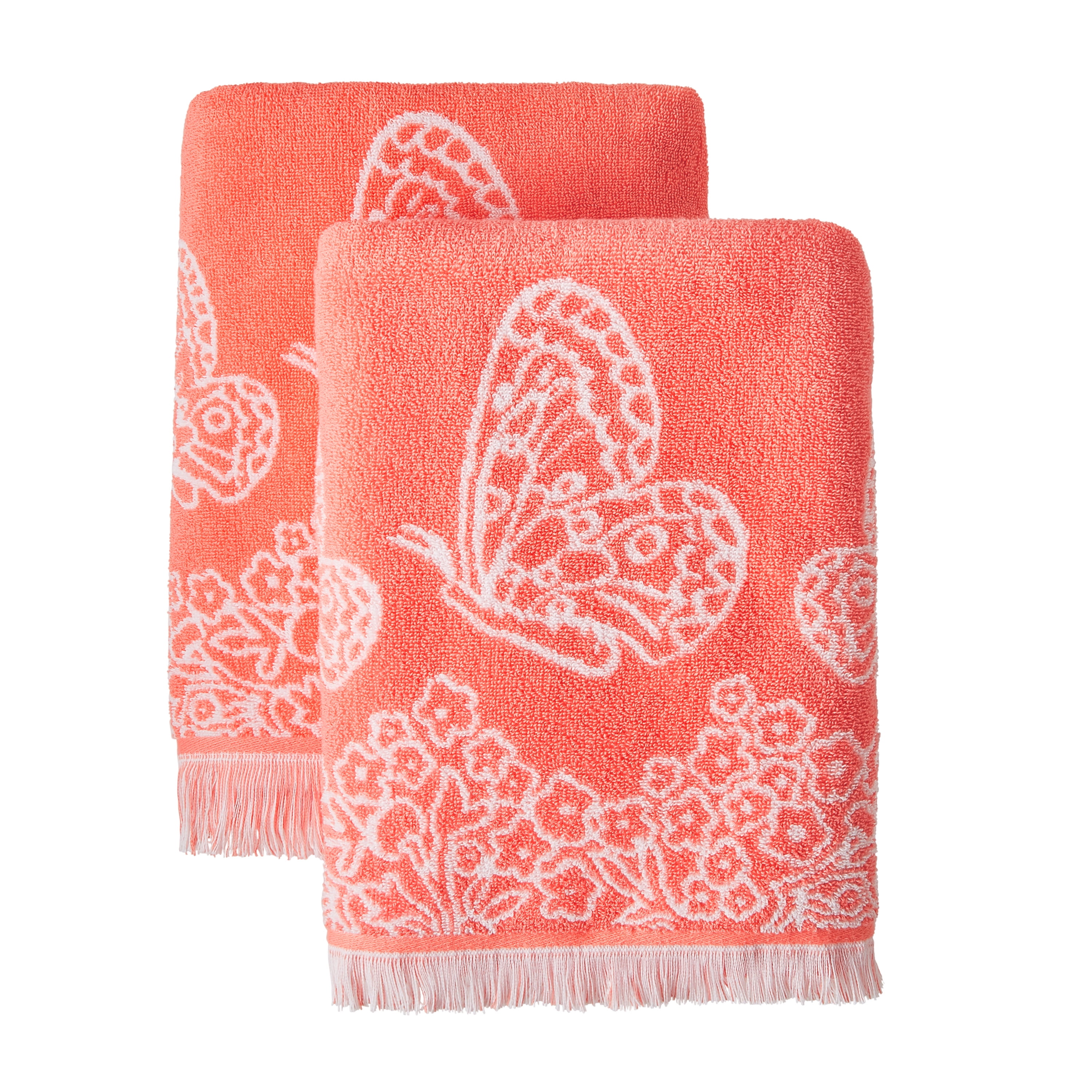 Butterfly Floral Bath Towel Set and Bath Set