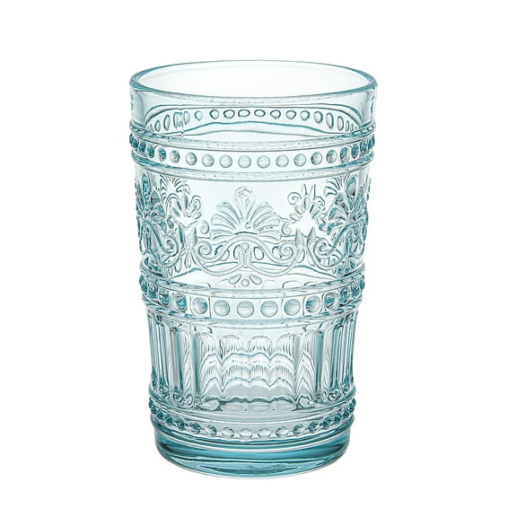 The Pioneer Woman Cassie 4-Piece Highball Glass Set, Turquoise