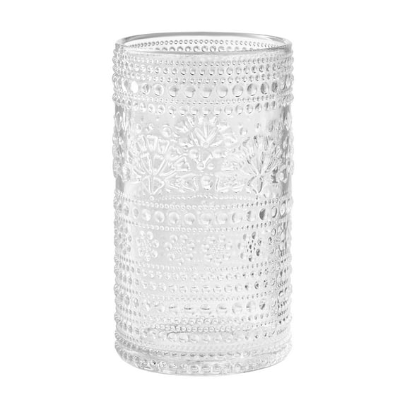 The Pioneer Woman Channing Glass 18-Ounce Tumbler, Clear