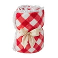thumbnail image 1 of The Pioneer Woman Charming Check Plush Throw, 50" x 72", Red, 1 of 5