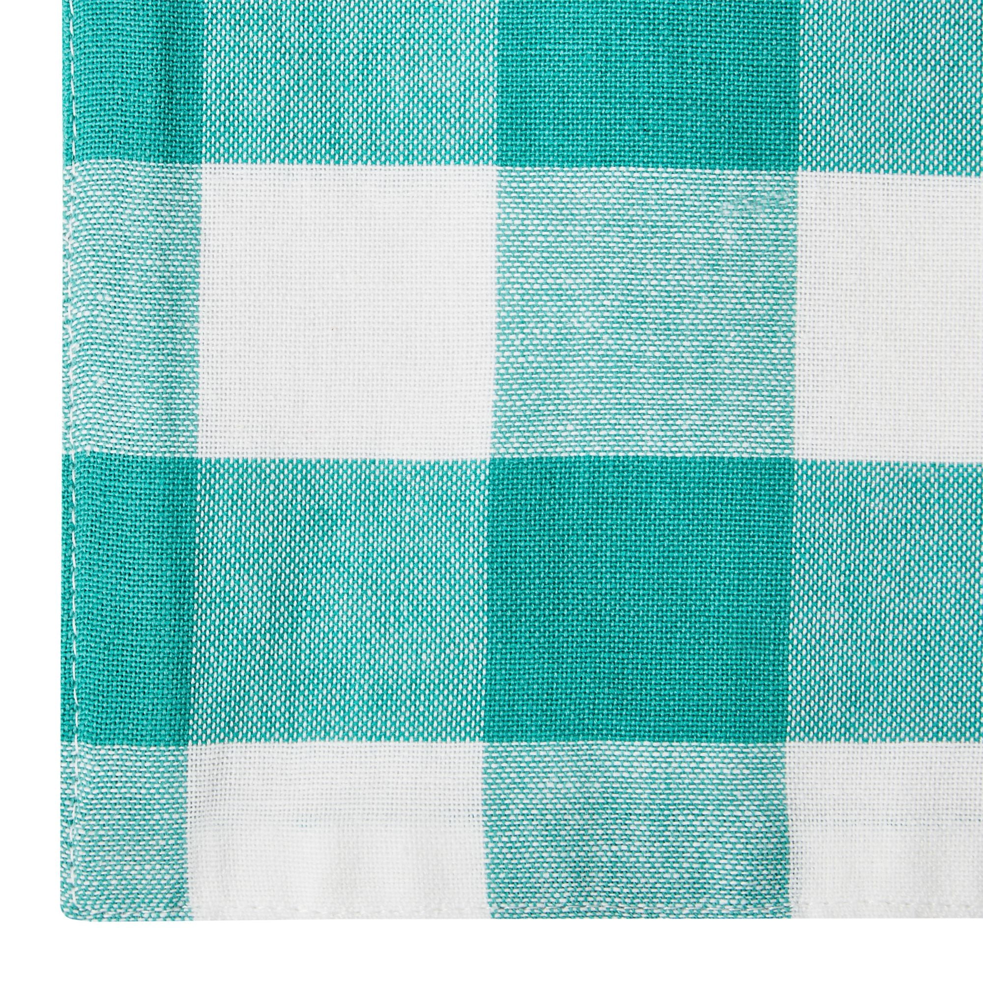 The Pioneer Woman Charming Check Table Runner, Teal, 14"W x 90"L