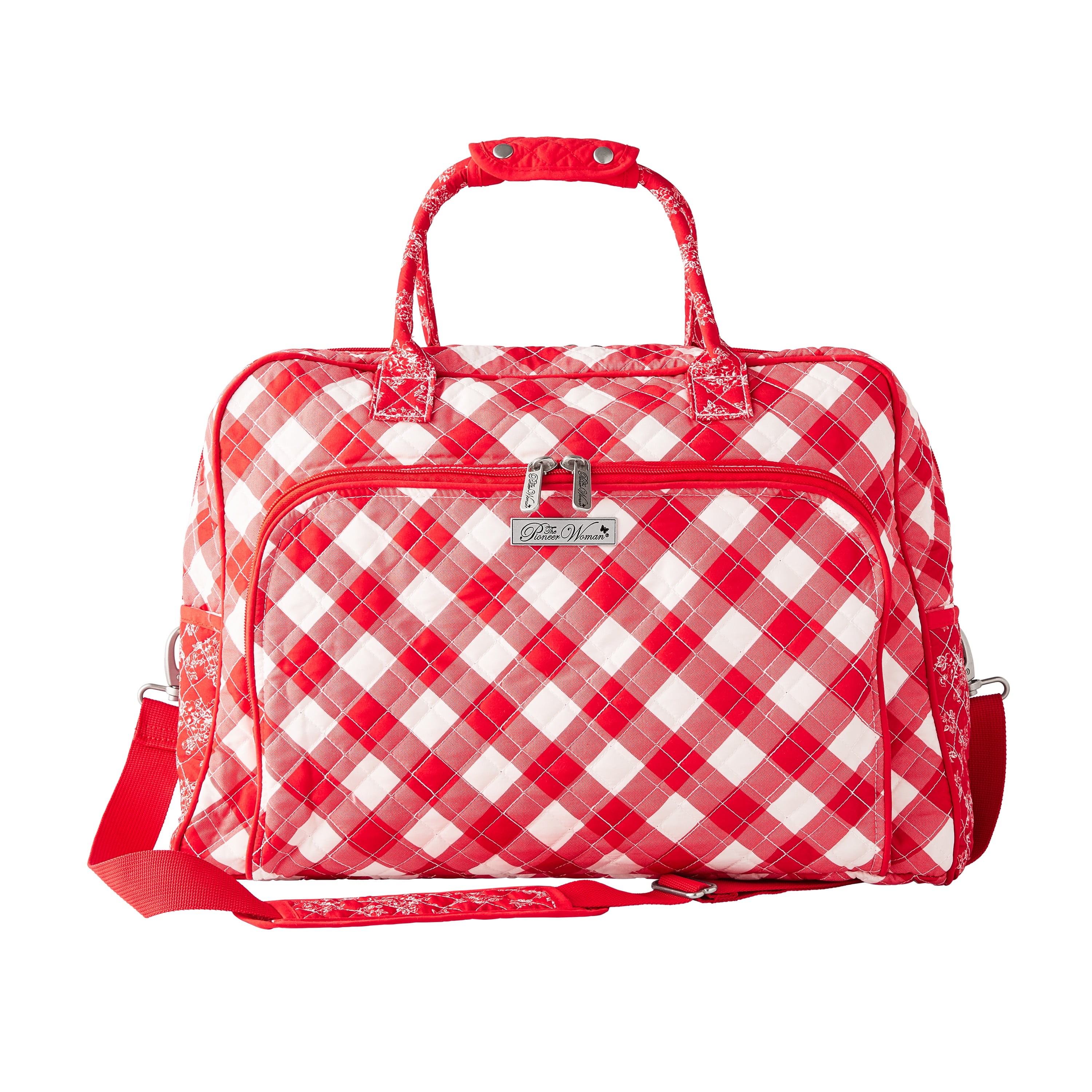The Pioneer Woman Charming Check Weekender Bag Walmart