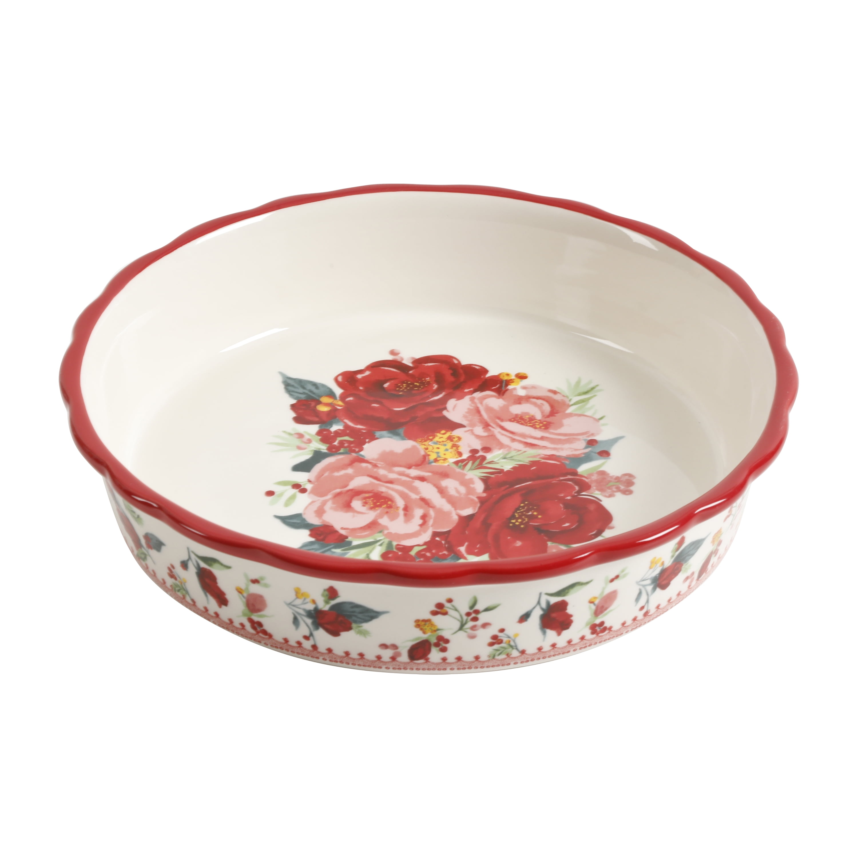 Buy Pioneer Woman Sweet Rose Pie Plate Online India