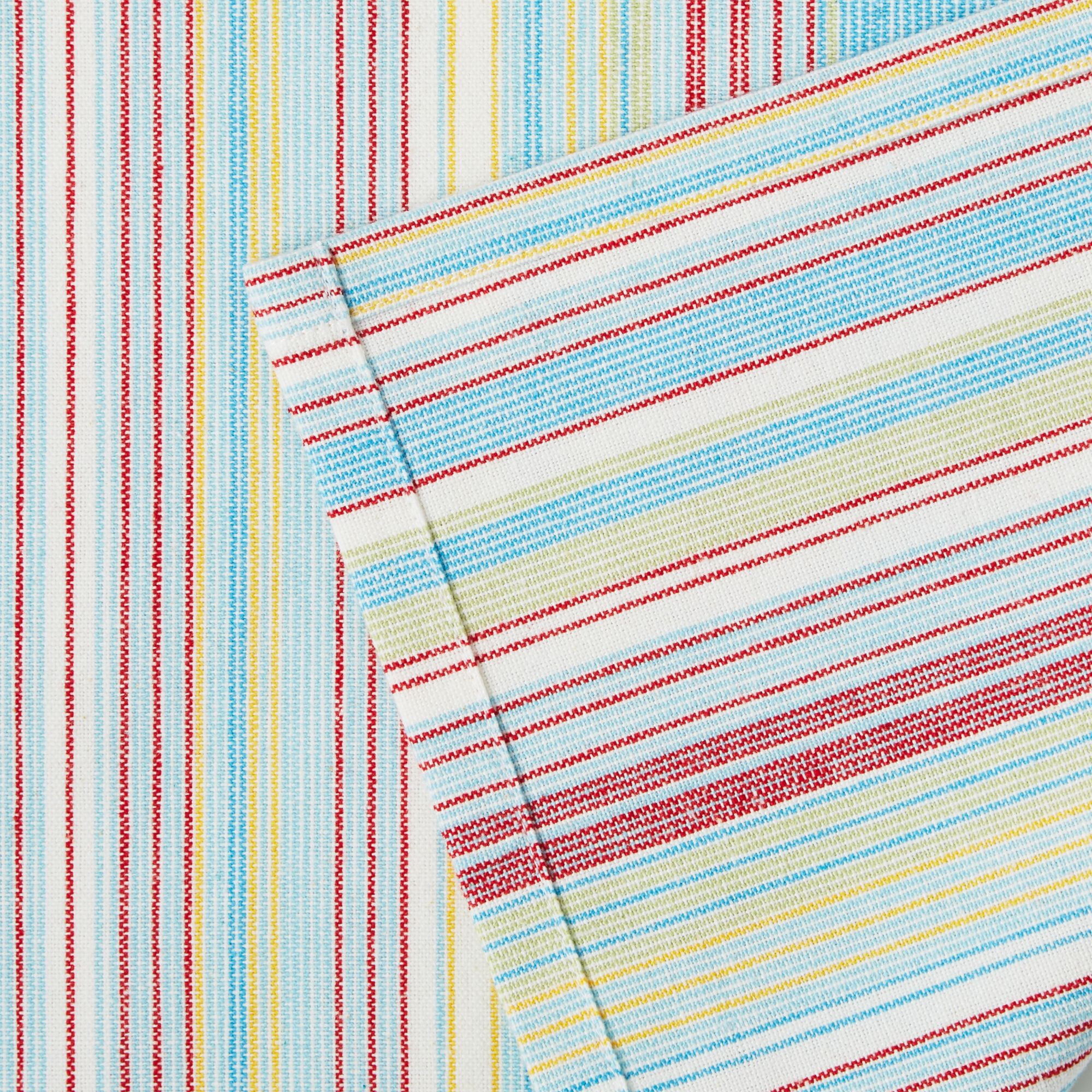 The Pioneer Woman Chunky Stripe Fabric Napkins, Multi-color, 20" x 20", Set of 4