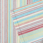 The Pioneer Woman Chunky Stripe Fabric Napkins, Multi-color, 20" x 20", Set of 4