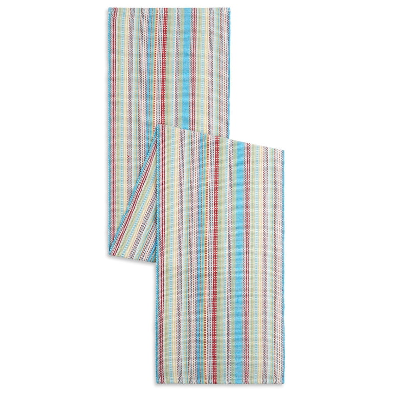 The Pioneer Woman Chunky Stripe Table Runner, Red, 14