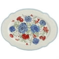 thumbnail image 1 of The Pioneer Woman Classic Charm Ceramic 18-inch Oval Platter, 1 of 5