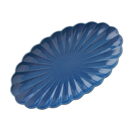 The Pioneer Woman Colette Stoneware 14-inch Serving Tray, Blue